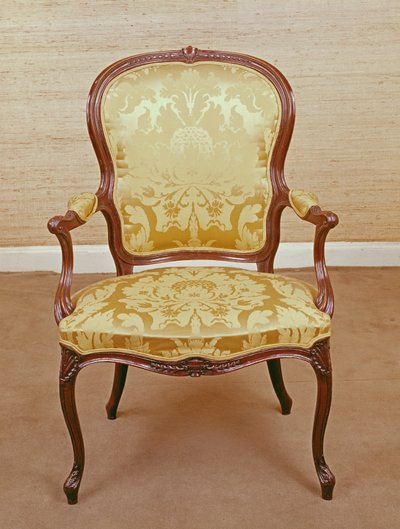 Křeslo, návrh Hepplewhite, cca 1770 od Unbekannt Unbekannt