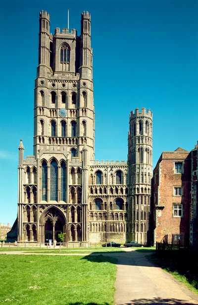 Katedrála Ely, (od 1102), západní průčelí, Ely, Cambridgeshire, Velká Británie od Unbekannt Unbekannt