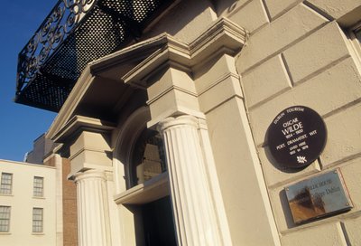 Vstup do muzea Oscar Wilde House na náměstí Number One Merrion Square od Unbekannt Unbekannt