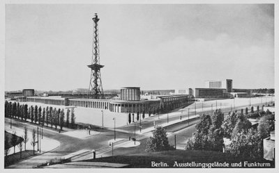 Výstavní síně a vysílací věž, Charlottenburg, Berlín, c.1930 od Unbekannt Unbekannt