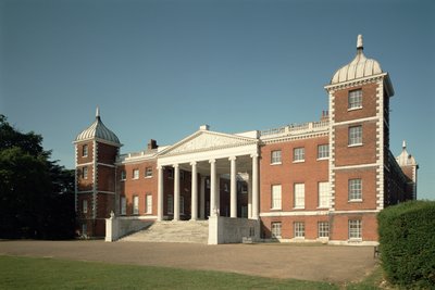 Vnější pohled na východní stranu, Osterley Park, Middlesex od Unbekannt Unbekannt