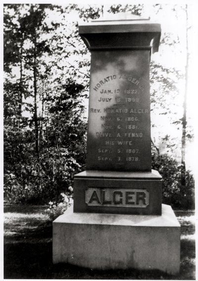 Hrob Horatio Algera v Natick, Massachusetts (undw foto) od Unbekannt Unbekannt