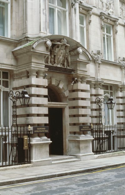 Institut autorizovaných účetních, Moorgate Place, Londýn EC2 od Unbekannt Unbekannt