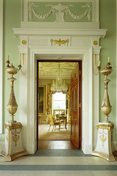 Interiér, Sledmere House, Yorkshire od Unbekannt Unbekannt