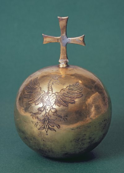 Orb královny Anny Jagellonské, objednaný královnou Annou jako součást jejího korunovačního klenotu, kolem roku 1572 od Unbekannt Unbekannt
