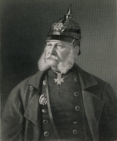Portrét Viléma I. (1797-1888) pruského krále a německého císaře, vyryl ho hospodský William Holl (1807-71). od Williama Mackenzieho od Unbekannt Unbekannt