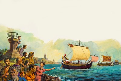 Římští vojáci opouštějící Británii od Unbekannt Unbekannt