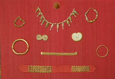 Výběr šperků, Harappa, 2300-1750 př.nl od Unbekannt Unbekannt