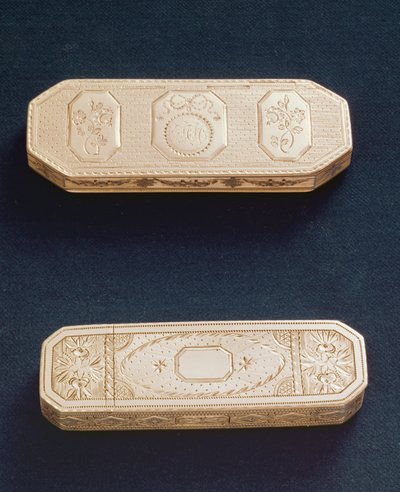 Stříbrná pouzdra na párátka od Samuela Pembertona, Birmingham, 1791 od Unbekannt Unbekannt