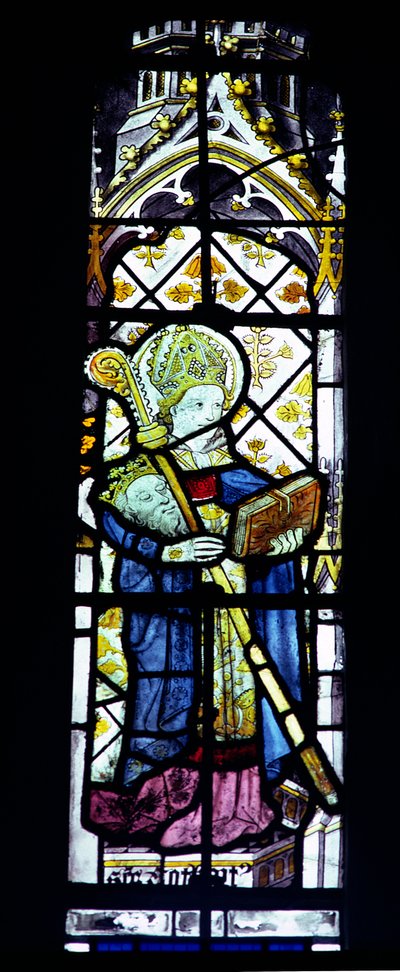 St. Cuthbert s hlavou krále Oswalda, Britové, 15. století od Unbekannt Unbekannt