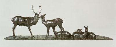 Jelen a jelen s kolouchy od Rembrandta Bugattiho (1885-1916) od Unbekannt Unbekannt