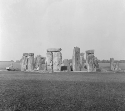 Stonehenge (černobílá fotografie) od Unbekannt Unbekannt