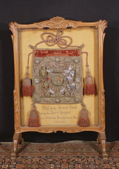 Taška Velké pečeti, kterou drží Lord Keeper, Sir Orlando Bridgeman (1667-72) od Unbekannt Unbekannt