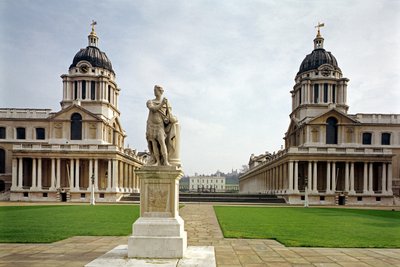 Old Royal Naval College postavil Sir Christopher Wren (1632-1723) Greenwich, Londýn, Velká Británie od Unbekannt Unbekannt