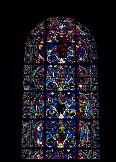 Tree of Jesse (horní polovina, detail) od Unbekannt Unbekannt