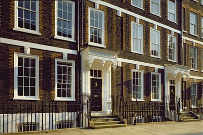 Dva domy v Queen Annes Gate, Westminster, Londýn od Unbekannt Unbekannt
