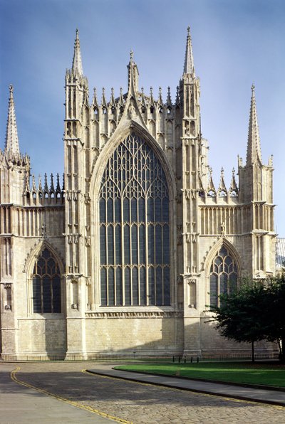 York Minster, pohled na okno Západ, anglická škola, (15. století), Yorkshire, Velká Británie od Unbekannt Unbekannt