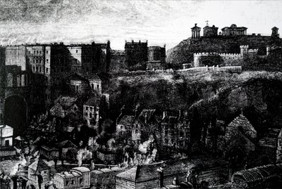 Pohled na Edinburgh od Unbekannt