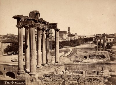 Pohled na Forum Romanum od Unbekannter Künstler