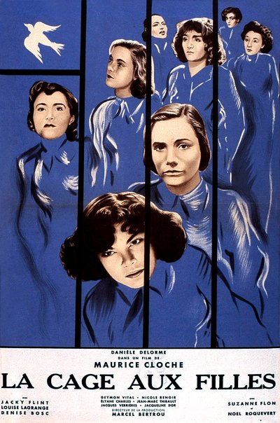 Plakát k filmu La cage aux filles Maurice Cloche z roku 1949 od Unbekannt