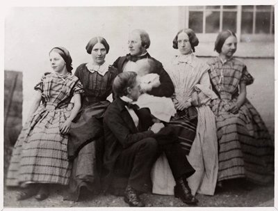 Alexander Parkes, anglický vynálezce a chemik, s rodinou, c 1870 od Unbekannt
