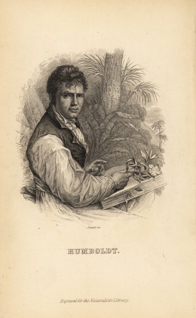 Alexander von Humboldt , německý průzkumník, přírodovědec a botanik od Unbekannt