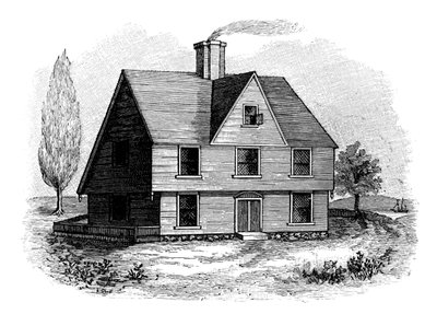 "Allyn House, New Plymouth od Unbekannter Künstler