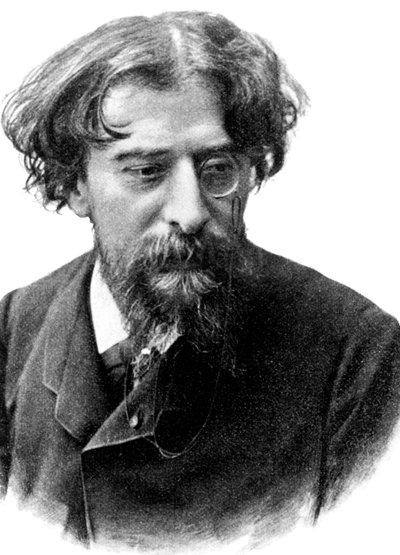 Alphonse Daudet (1840-1897) Francouzský spisovatel kolem roku 1892 (rytina) od Unbekannter Künstler