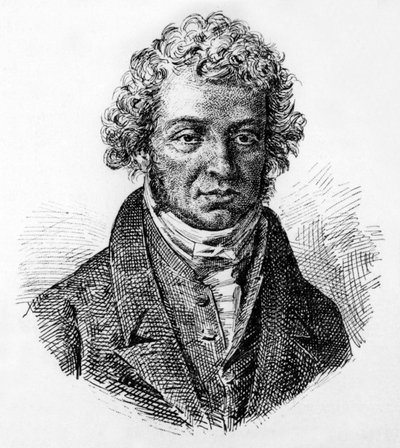 Andre Marie Ampere 19. století ( rytina) od Unbekannter Künstler