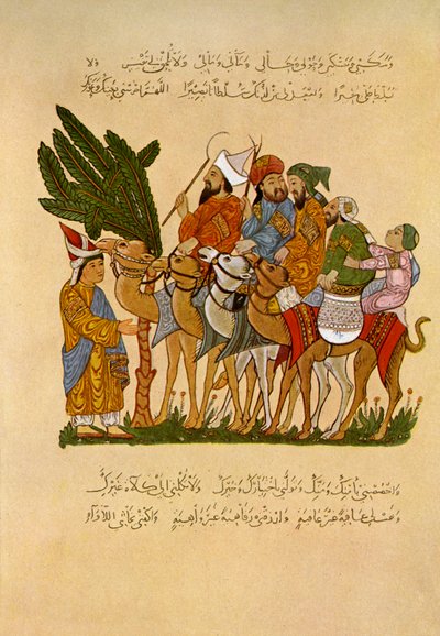 Život Arabů za Abbásovců - od Unbekannter Künstler