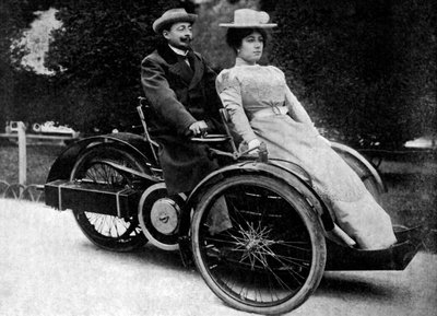 Automobil Léon Bollé od Unbekannter Künstler