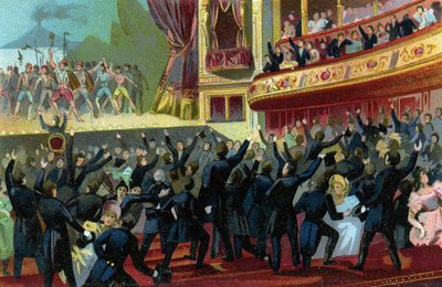 Belgická revoluce v roce 1830 (ilustrační foto) od Unbekannter Künstler