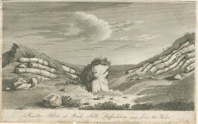 Bescot - Basalt Pillars: rytina a [c 1818] od Unbekannt