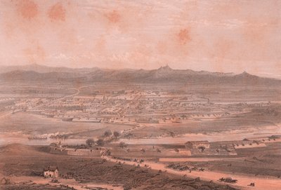 Pohled z ptačí perspektivy na Alessandrii, Piemont od William M. Timlin