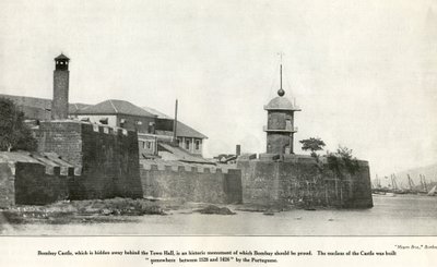 Historická památka Bombay Castle, cca 1900 (foto) od Unbekannter Künstler
