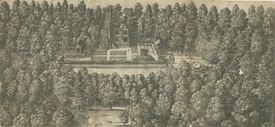 Boscobelův dům: rytina a [17. století] od Unbekannt