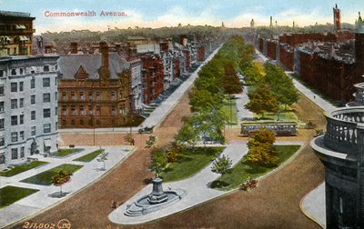 Boston: Commonwealth Avenue od Unbekannter Künstler