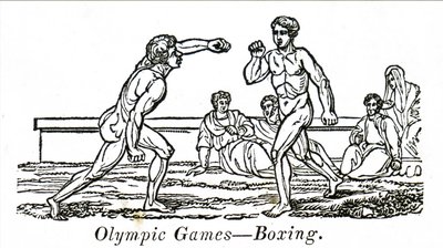 Boxeři na starověkých olympijských hrách od Unbekannt