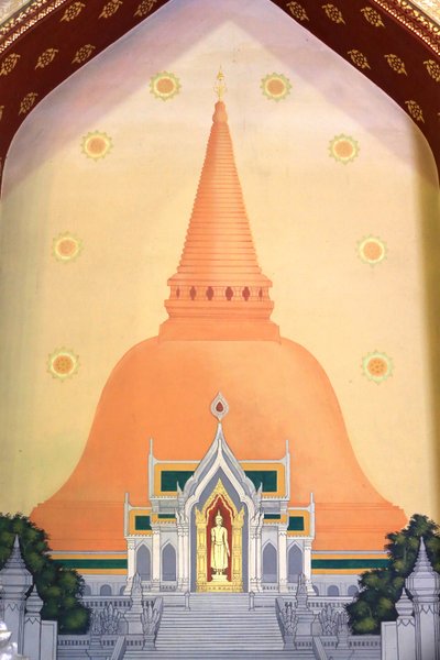 Buddha. Mramorový chrám. Co benchamabofit dooshitavanaram ratchavaraviharn. 1899. Bangkok. Thajsko od Unbekannt