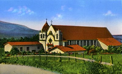 Kalifornie: El Carmel Mission od Unbekannter Künstler