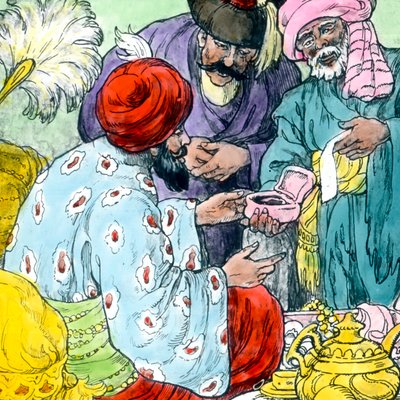 kalif čáp od Unbekannter Künstler