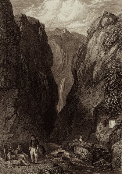 Castalian spring od Unbekannter Künstler