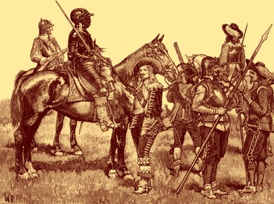 Cavalier Soldiers - anglická občanská válka od Unbekannter Künstler