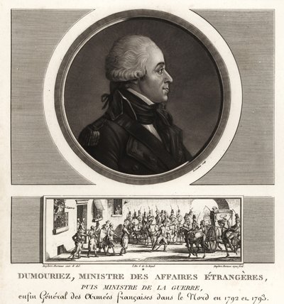Charles-Francois du Perier Dumouriez , francouzský generál během francouzských revolučních válek od Unbekannt