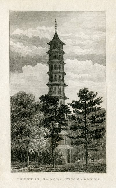 Čínská pagoda, Kew Gardens od Unbekannt