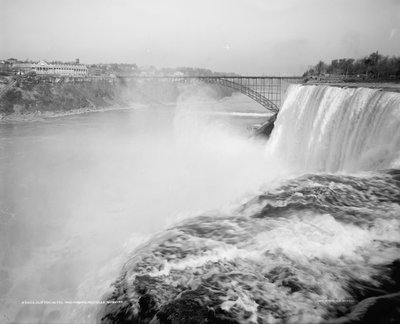 Clifton Hotel a American Falls, Niagara od Unbekannter Künstler
