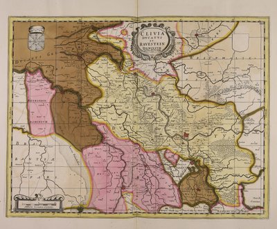 Cliuia ducatus et Rauestein dominium od Unbekannter Künstler
