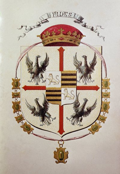 Erb rodiny Gonzaga (rytina) od Unbekannter Künstler