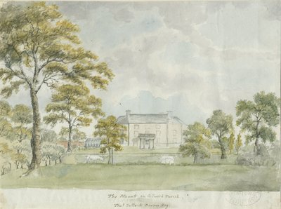 Colwich – The Mount: malba akvarelem a [? konec 18. století] od Unbekannt