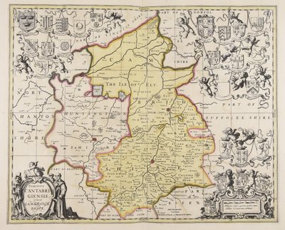 Comitatis Cantabrigiensis vernacule Cambridge Shire od Unbekannter Künstler